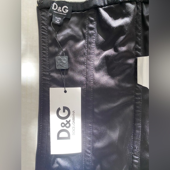 NWT Vintage D & G Dolce & Gabbana Black Bustier Top Size 40 - Picture 11 of 16